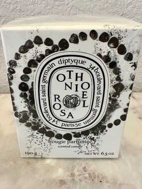 Diptyque Rose Rosa Othoniel Scented Candle Jar 6.5 oz 190g RARE - NEW SEALED!
